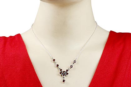 SKU 12596 unique Garnet necklaces Jewelry