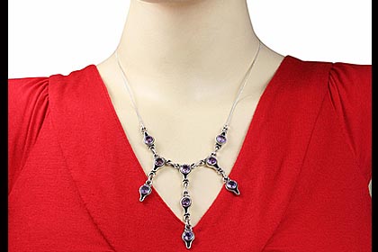 SKU 12598 unique Amethyst necklaces Jewelry
