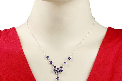 SKU 12601 unique Amethyst necklaces Jewelry