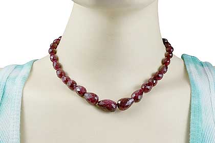 SKU 12607 unique Ruby necklaces Jewelry