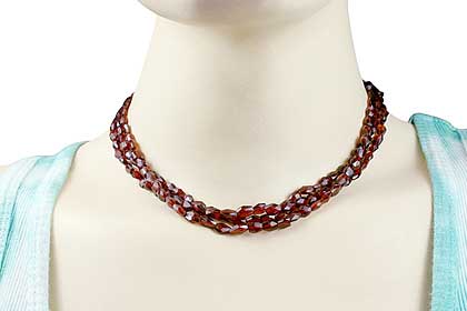 SKU 12608 unique Garnet necklaces Jewelry