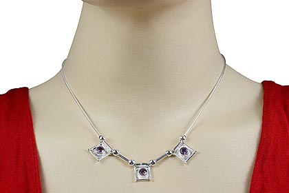 SKU 12625 unique Amethyst necklaces Jewelry