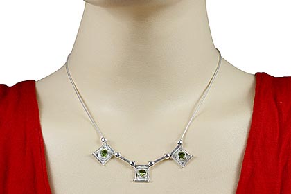 SKU 12626 unique Peridot necklaces Jewelry