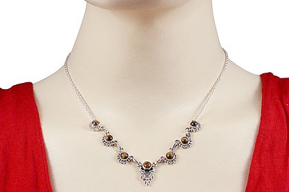 SKU 12630 unique Tiger eye necklaces Jewelry