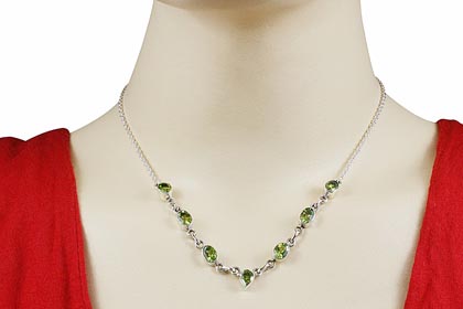 SKU 12632 unique Peridot necklaces Jewelry