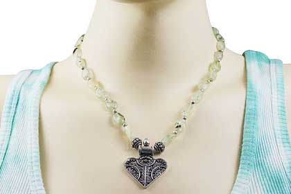 SKU 12645 unique Prehnite necklaces Jewelry