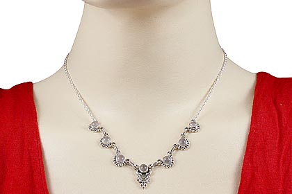 SKU 12657 unique Rose quartz necklaces Jewelry