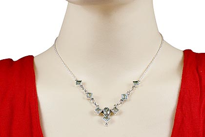 SKU 12658 unique Green amethyst necklaces Jewelry