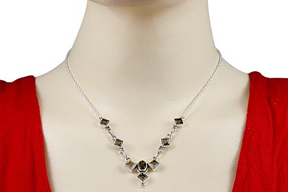SKU 12669 unique Smoky Quartz necklaces Jewelry