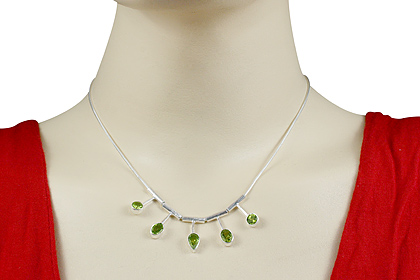 SKU 12674 unique Peridot necklaces Jewelry