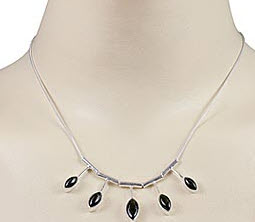 SKU 12682 unique Black Onyx necklaces Jewelry