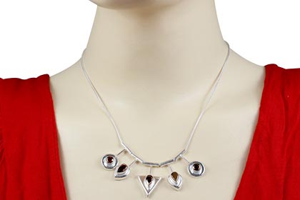 SKU 12685 unique Garnet necklaces Jewelry