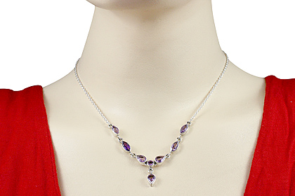 SKU 12689 unique Amethyst necklaces Jewelry