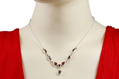 SKU 12690 unique Garnet necklaces Jewelry