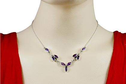 SKU 12691 unique Amethyst necklaces Jewelry