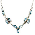 SKU 12692 unique Blue topaz necklaces Jewelry