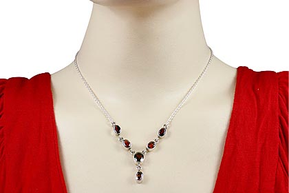 SKU 12699 unique Garnet necklaces Jewelry