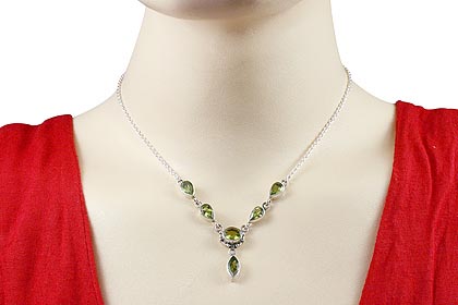SKU 12705 unique Peridot necklaces Jewelry