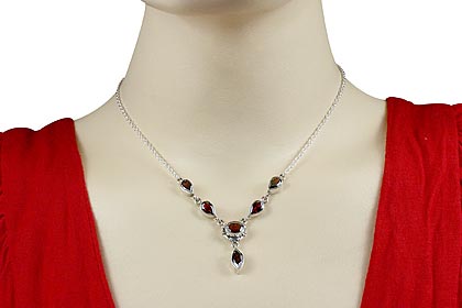 SKU 12706 unique Garnet necklaces Jewelry