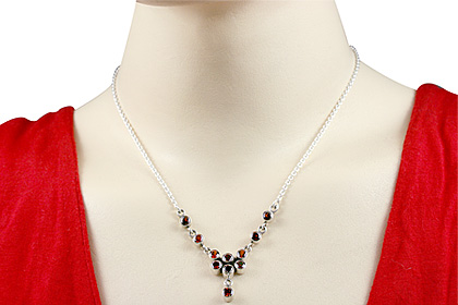 SKU 12708 unique Garnet necklaces Jewelry