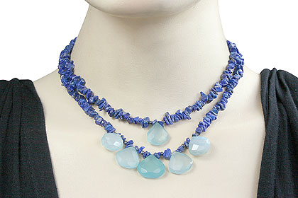 SKU 12717 unique Lapis lazuli necklaces Jewelry