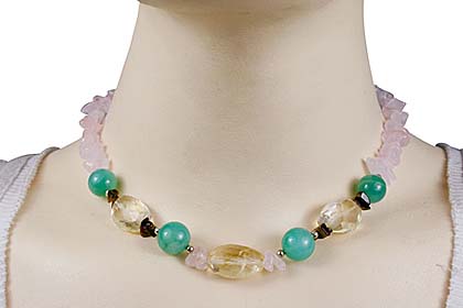 SKU 12722 unique Multi-stone necklaces Jewelry