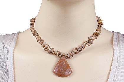 SKU 12733 unique Jasper necklaces Jewelry
