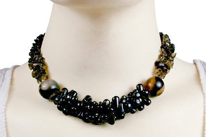 SKU 12739 unique Smoky Quartz necklaces Jewelry