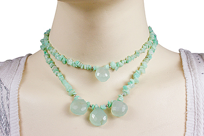 SKU 12740 unique Chrysoprase necklaces Jewelry