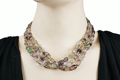 SKU 12884 unique Fluorite necklaces Jewelry