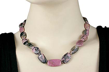 SKU 13568 unique Rhodonite necklaces Jewelry