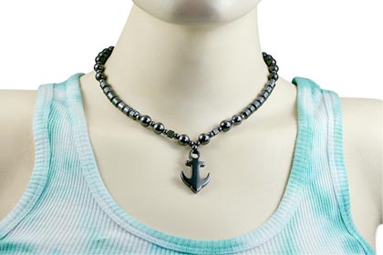 SKU 14091 unique Hematite necklaces Jewelry