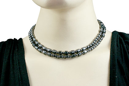 SKU 14097 unique Hematite necklaces Jewelry