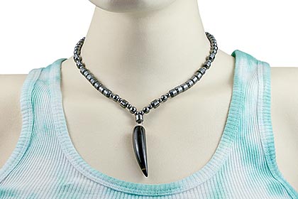 SKU 14099 unique Hematite necklaces Jewelry