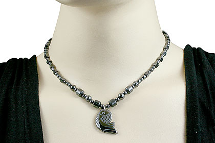 SKU 14101 unique Hematite necklaces Jewelry