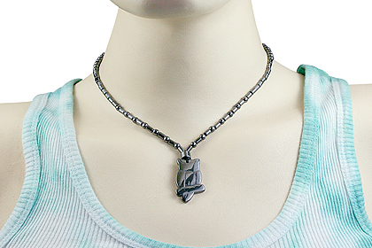 SKU 14103 unique Hematite necklaces Jewelry