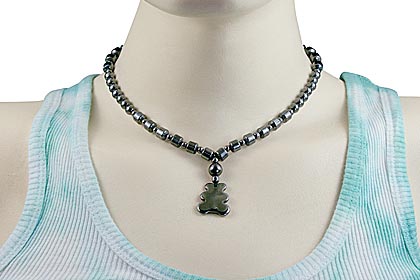 SKU 14104 unique Hematite necklaces Jewelry