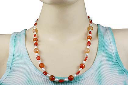 SKU 14757 unique Carnelian necklaces Jewelry