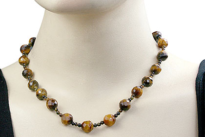 SKU 14817 unique Tiger eye necklaces Jewelry