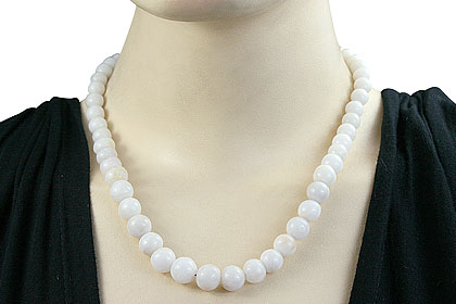 SKU 14833 unique Snow Quartz necklaces Jewelry