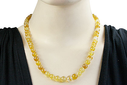 SKU 14844 unique Chalcedony necklaces Jewelry