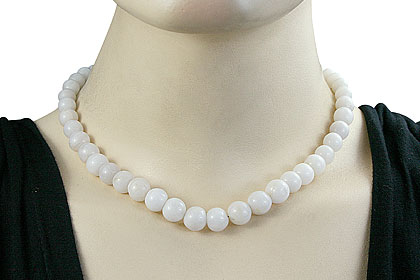 SKU 14855 unique Snow Quartz necklaces Jewelry