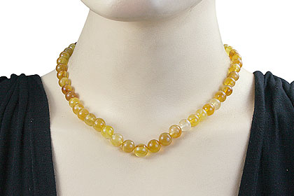 SKU 14857 unique Chalcedony necklaces Jewelry