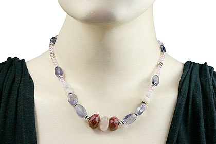 SKU 15624 unique Multi-stone necklaces Jewelry