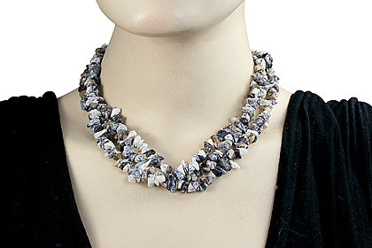 SKU 16412 unique Dendrite opal necklaces Jewelry