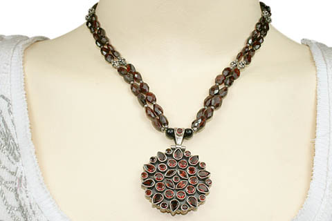 SKU 9501 unique Garnet necklaces Jewelry