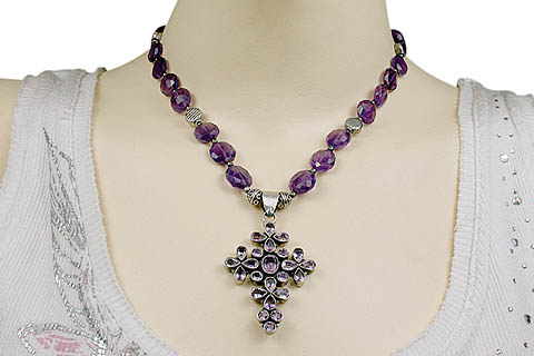 SKU 9506 unique Amethyst necklaces Jewelry