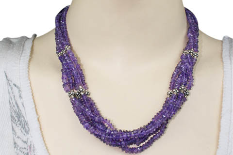 SKU 9507 unique Amethyst necklaces Jewelry