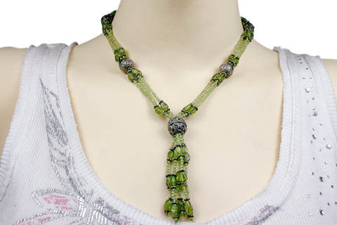 SKU 9508 unique Peridot necklaces Jewelry