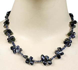 SKU 9574 unique Iolite necklaces Jewelry